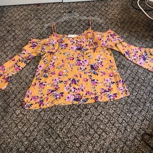 Boutique blouse with flowers